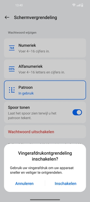 Selecteer uw voorkeursoptie