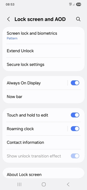Your phone is now secure with a screen lock