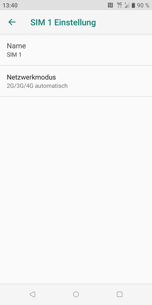 Wählen Sie Netzwerkmodus