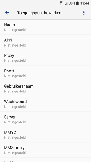 Voer mms-gegevens in