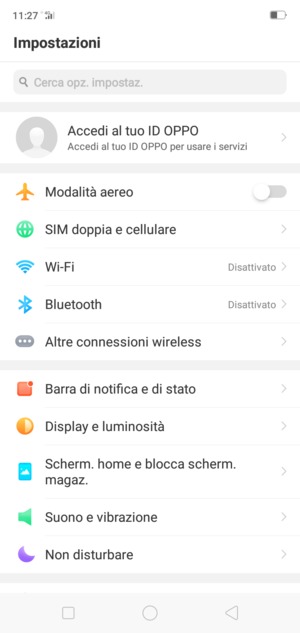 Seleziona SIM doppia e cellulare