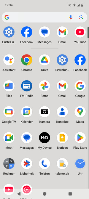 Wählen Sie Einstellungen