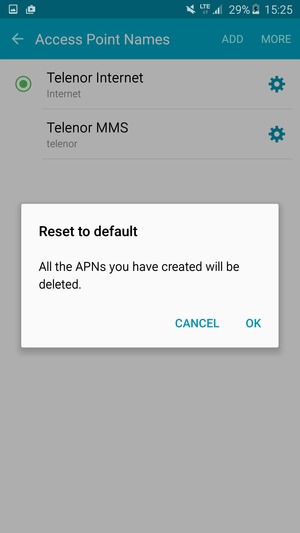 Select OK