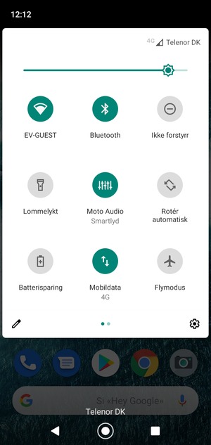 Slå av Wi-Fi og Bluetooth