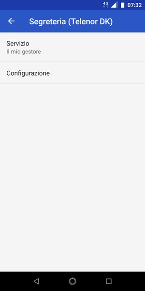 Seleziona Configurazione