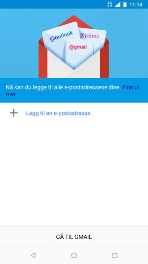 Velg Legg til en e-postadresse