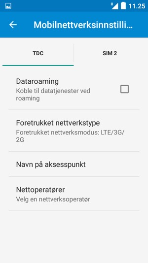 Velg Public og Navn på aksesspunkt