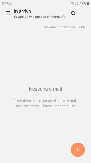 Il tuo account è pronto per l'uso