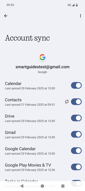 Select the Menu button