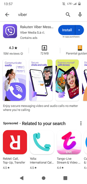 Select the app