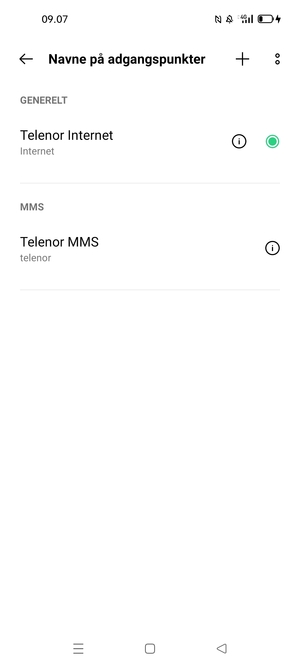 Vælg Menu-knappen