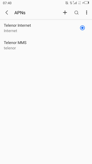 Select the Menu button
