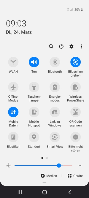 Wählen Sie die v-Taste