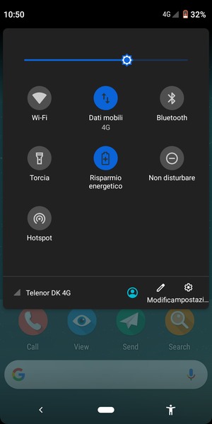 Seleziona  Impostazioni