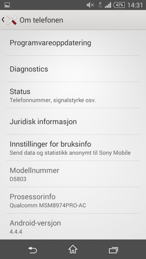 Velg Programvareoppdatering