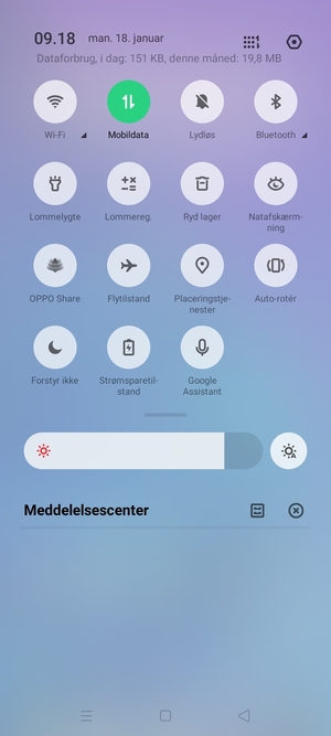 Vælg Auto