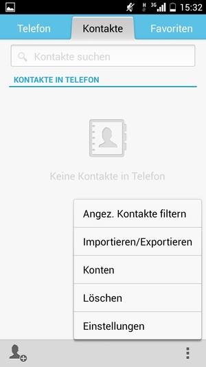 Wählen Sie Importieren/Exportieren