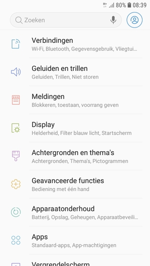 Selecteer Verbindingen