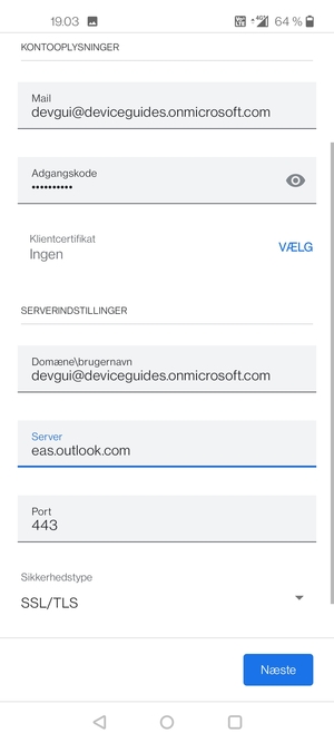Indtast din adgangskode