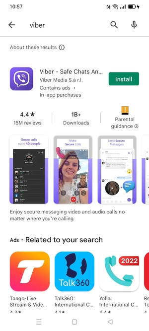 Select the app