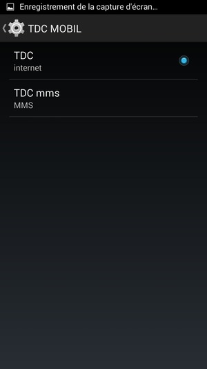 Votre téléphone est maintenant configuré pour les MMS