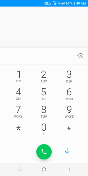 Appuyez longuement sur le numéro 1