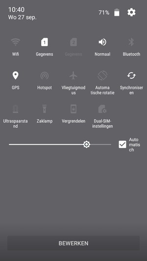 Schakel GPS uit