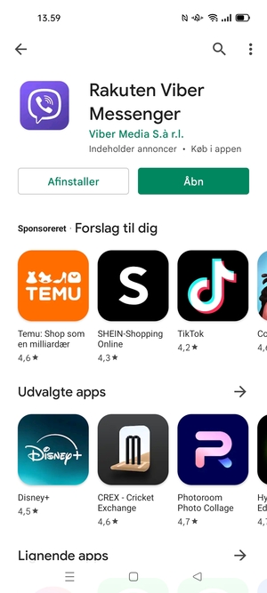 Vælg Åbn