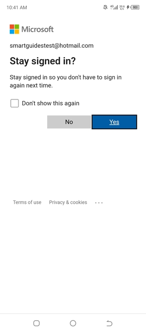 Select your preferred option