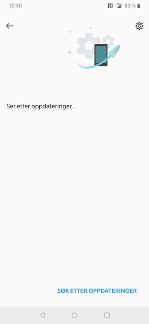 Vent til søket er ferdig