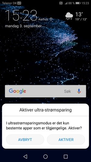 Velg AKTIVER