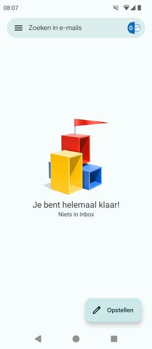 Uw Hotmail is klaar voor gebruik