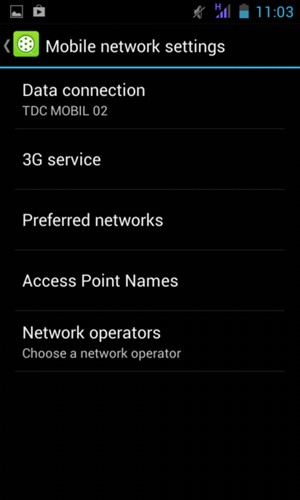 Select Network operators