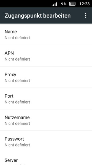 Geben Sie Internet-Informationen ein