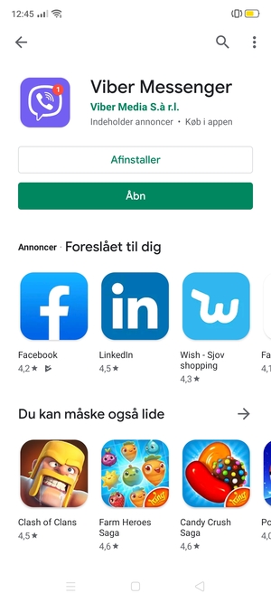 Vælg Åbn