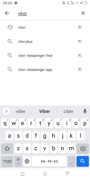 Enter the app name and select Search