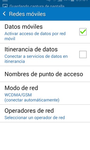 Seleccione Nombres de punto de acceso