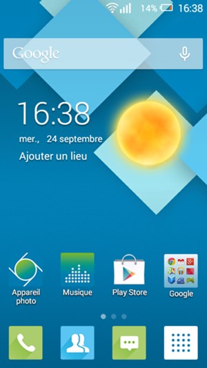 Sélectionnez Applis