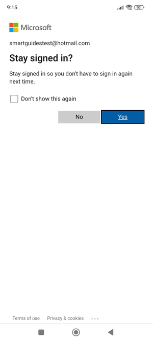 Select your preferred option