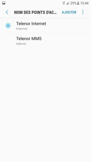 Votre téléphone est maintenant configuré pour les MMS