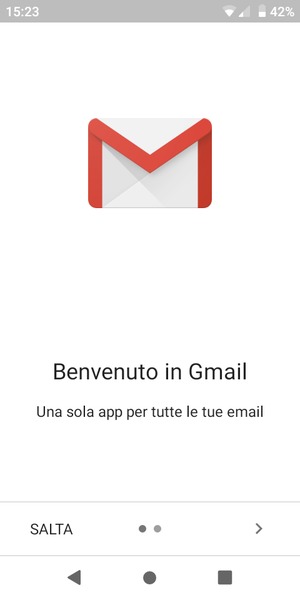 Seleziona AVANTI