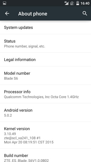 Select System updates