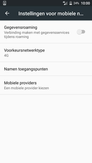Selecteer Namen toegangspunten