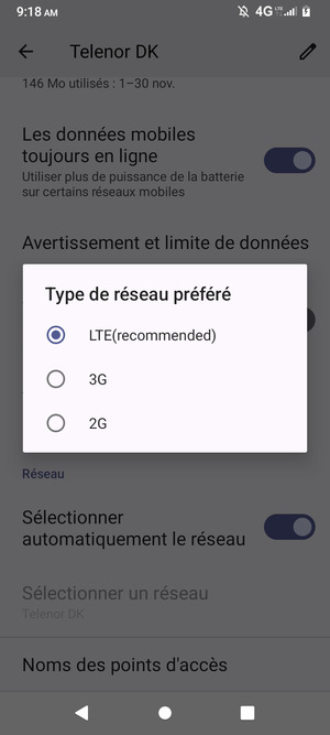 Sélectionnez votre option préférée