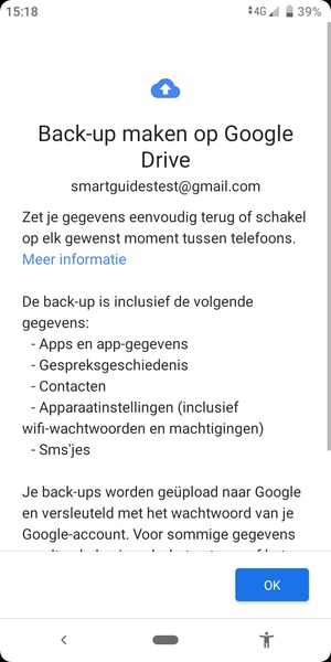 Selecteer OK
