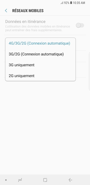 Sélectionnez votre option préférée