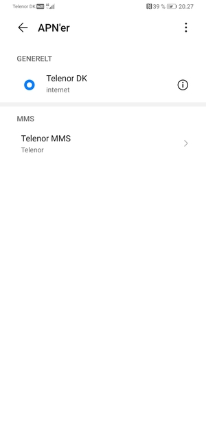 Vælg Menu-knappen