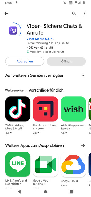 Warten Sie, bis der Installationsprozess  beendet ist