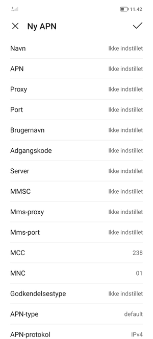 Indtast MMS-oplysninger