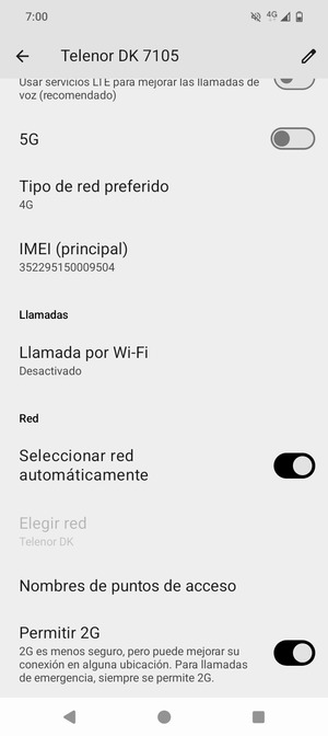 Desplácese y seleccione Nombres de puntos de acceso